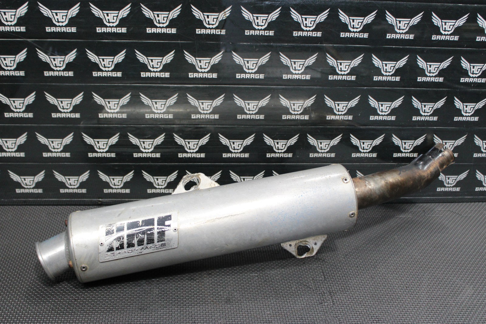 2003 KAWASAKI KFX400 03-06 HMF EXHAUST PIPE MUFFLER SLIP ON CAN SILENCER