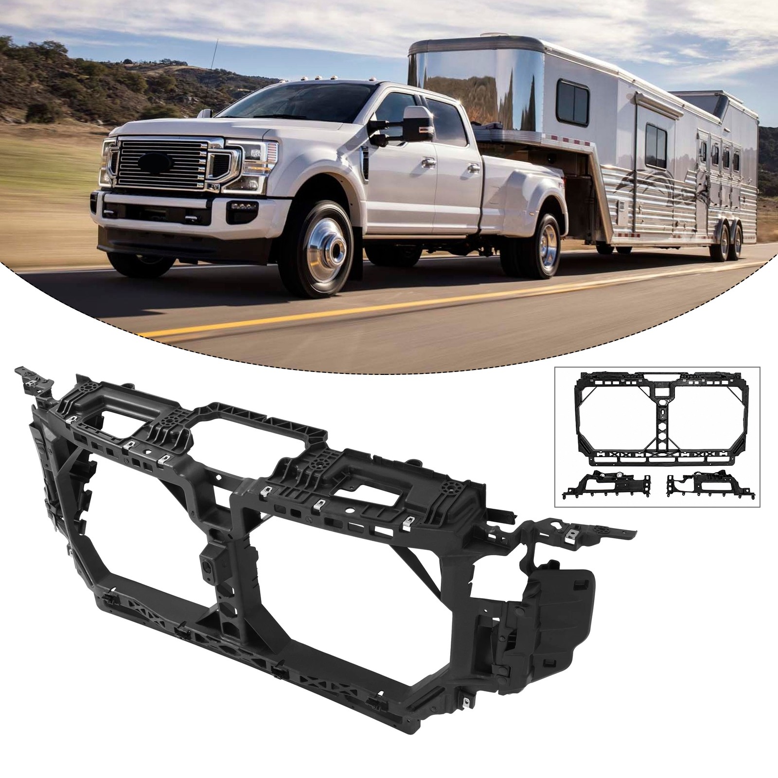 For 2020-2022 Ford F250 F350 F450 F550 Super Duty Header Panel Radiator Support