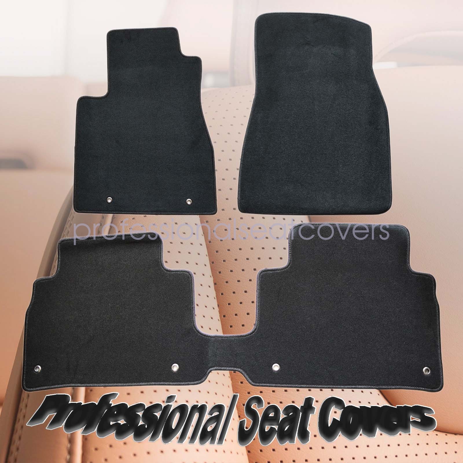 2004-2009 For Lexus RX330 RX350 Front & Rear Floor Mats Carpet Velour Anti-Slip