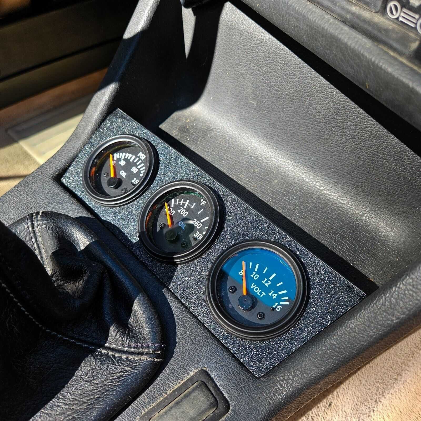 BMW E30 E28 E24 Front Ash Tray Delete Gauge Pod