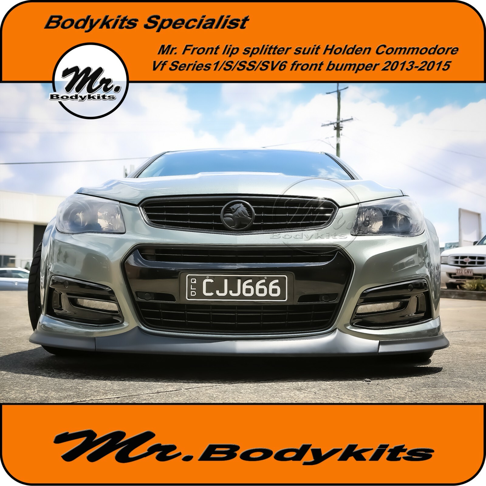 Mr. Front Lip Splitter For Holden Commodore VF Series 1 S/SS/SV6 Front Bumper Mr. Front Lip Splitter For Holden Commodore VF Series 1 S/SS/SV6 Front Bumper