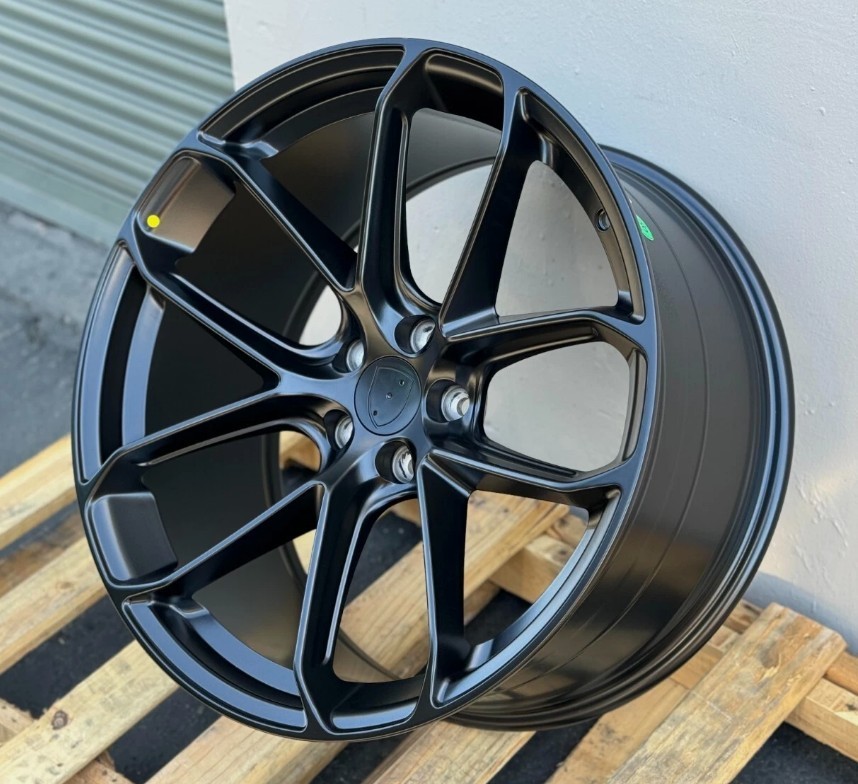 PS2 20x9 20x10 Staggered Fit Porsche Macan 5x112 Set of 4 Wheels Matte Black