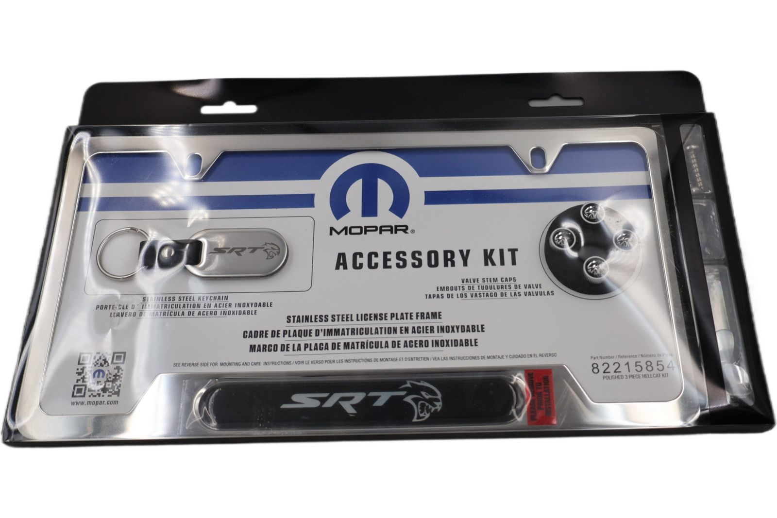 82215854 NEW OEM DODGE CHALLENGER CHARGER TRX HELLCAT LICENSE PLATE FRAME SRT