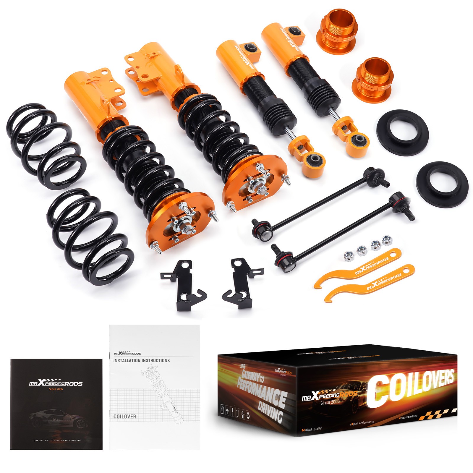 Complete Coilover Shock Kit For Chevrolet Cobalt 2005 2006 2007 2008 2009 2010