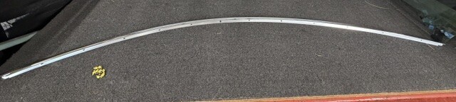 17-21 Tesla Model 3 LH Chrome Roof Molding Trim 1083519-00-D 17-21 Tesla Model 3 LH Chrome Roof Molding Trim 1083519-00-D