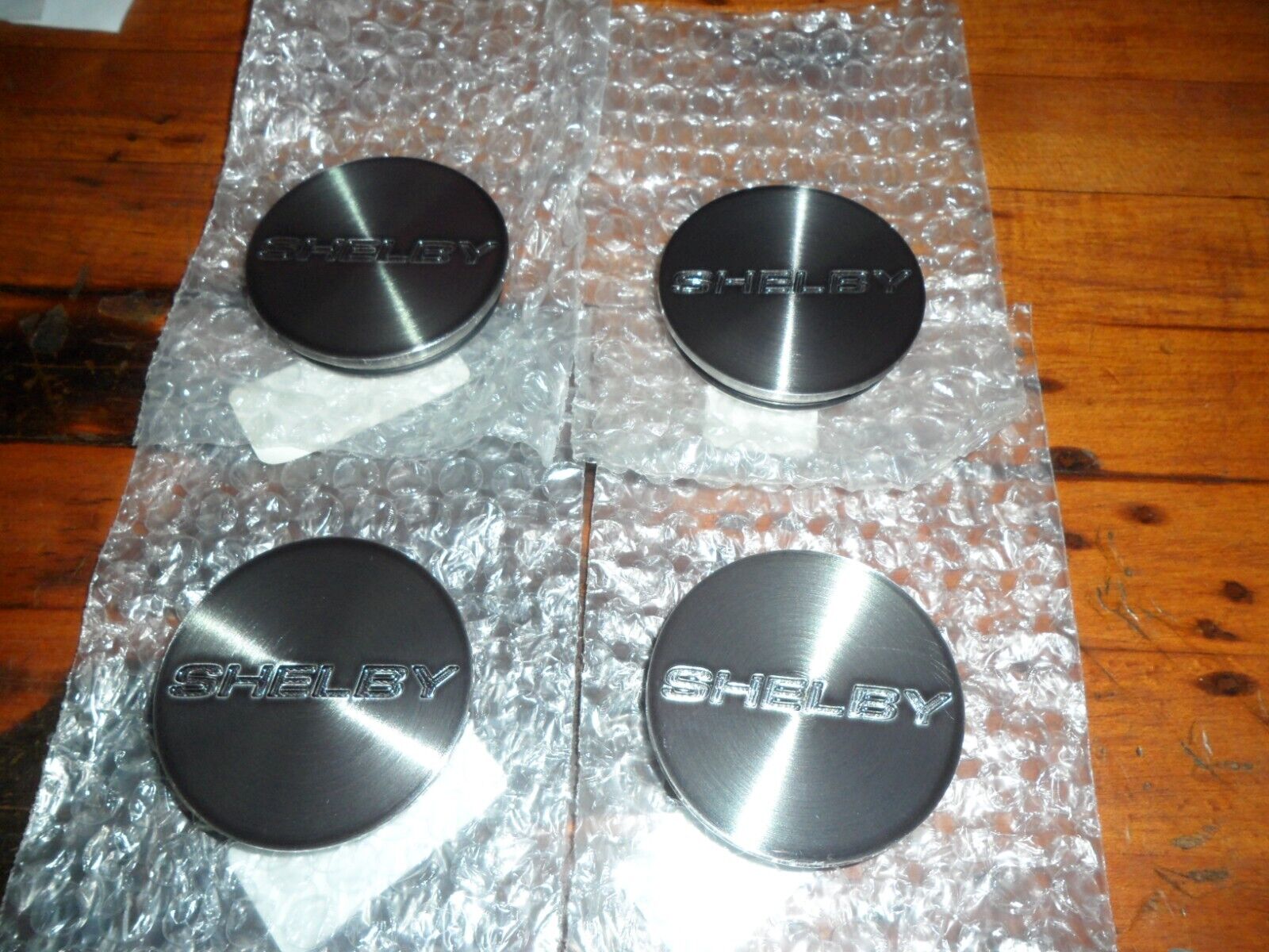 Set of 4 Carroll Shelby Center Caps for 2015 - 2020 Shelby GT350 R CS21 Wheels