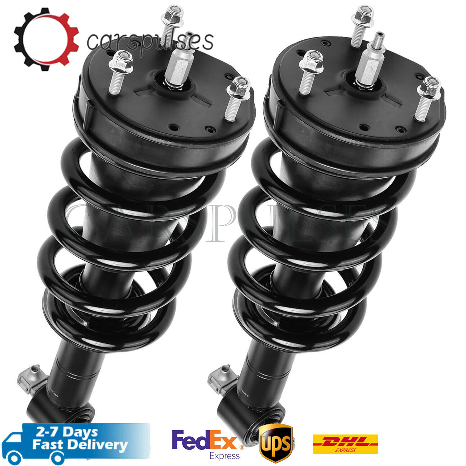 2X For 2007-2014 Cadillac Escalade GMC Yukon Front Magnetic Shock Strut Assembly