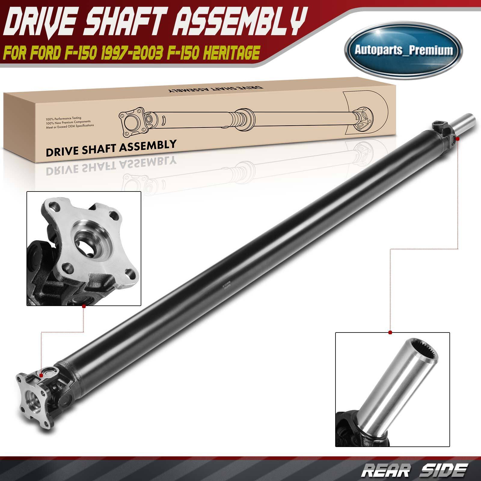 Rear Driveshaft Prop Shaft Assembly for Ford F-150 1997-2003 F-150 Heritage 4WD