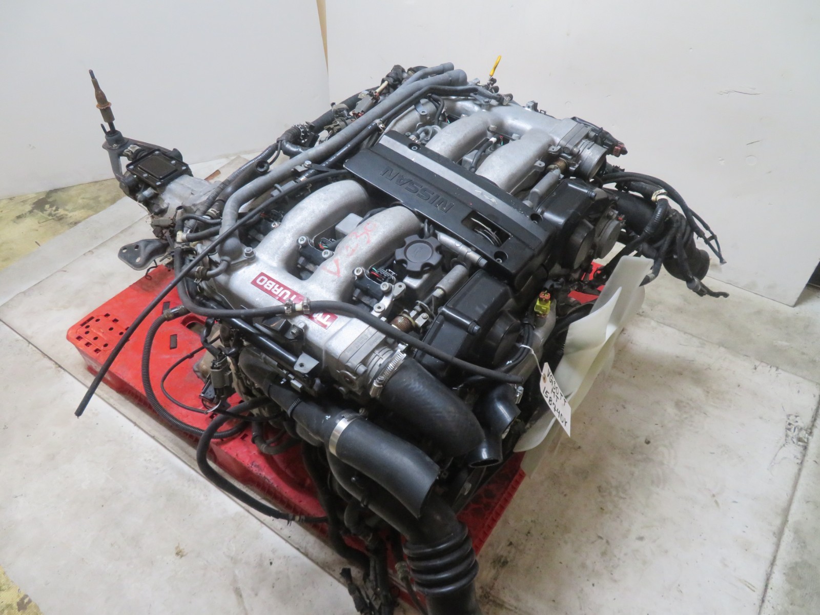 JDM NISSAN 300ZX TWIN TURBO 3.0L ENGINE VG30DETT MOTOR 5 SPEED MANUAL TRANS VG30 JDM NISSAN 300ZX TWIN TURBO 3.0L ENGINE VG30DETT MOTOR 5 SPEED MANUAL TRANS VG30