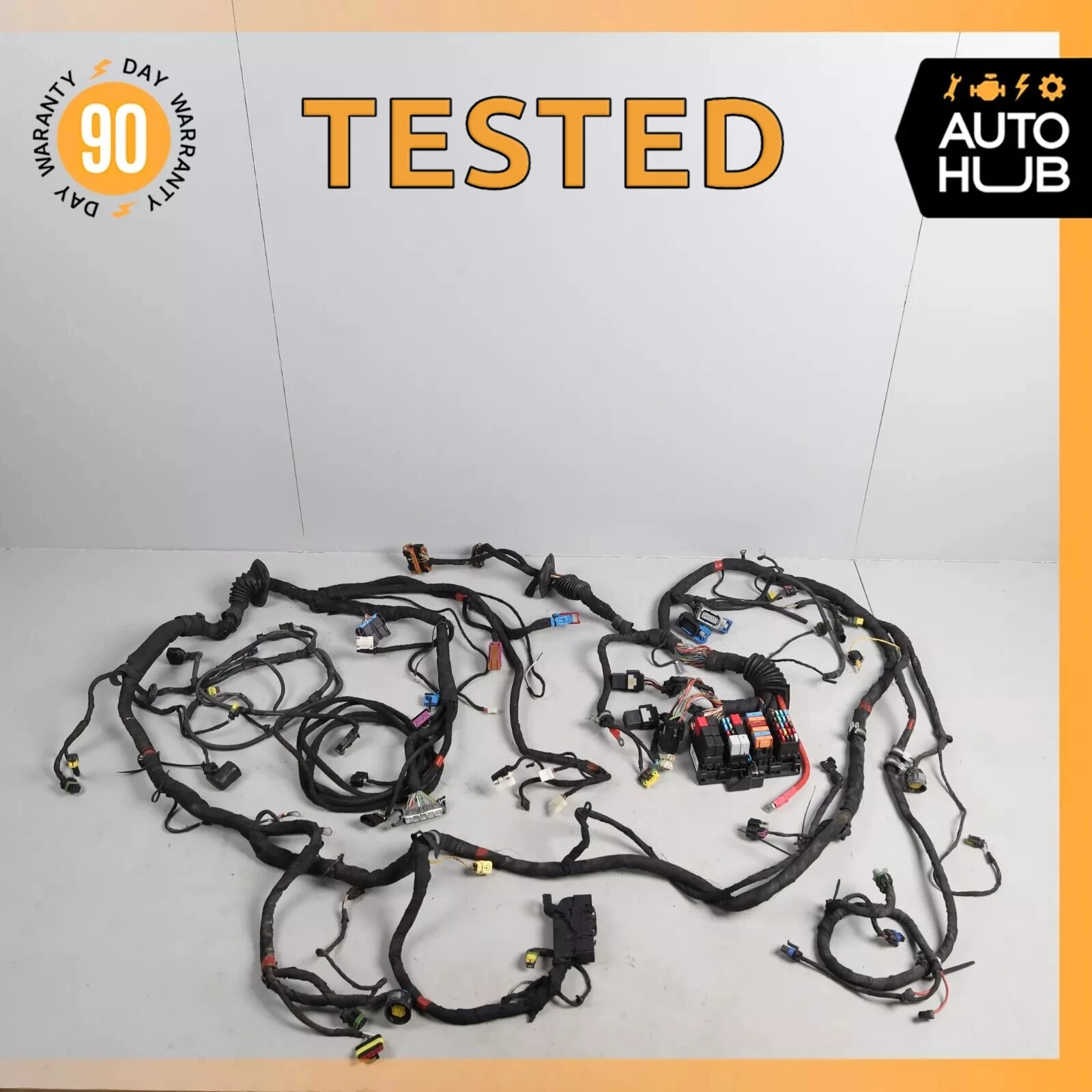 08-10 Maserati GranTurismo M145 4.2L Engine Bay Fuse Box Wiring Harness OEM