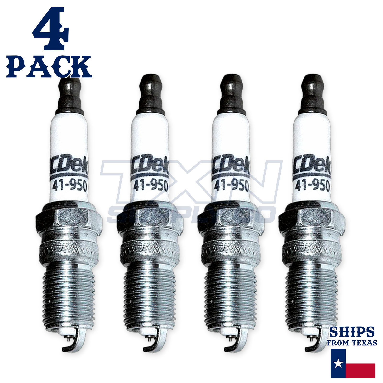 1996-2001 Pontiac Grand Am 2.4L ACDelco Double Platinum Spark Plugs - 4 Pack
