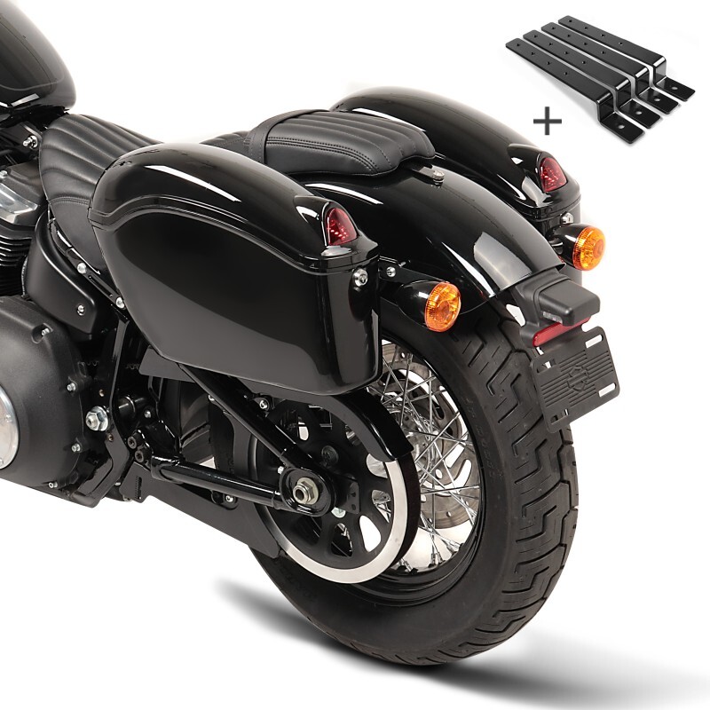 Hard saddlebags for Keeway Superlight 125 NBH