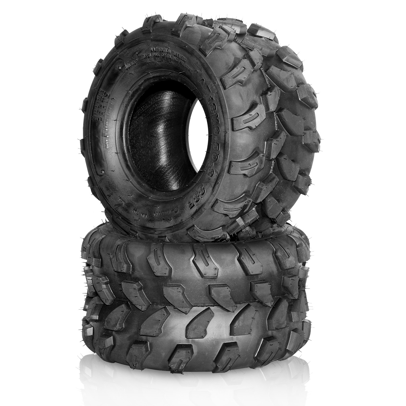 Two 18x9.50-8 Sport ATV Tires Rear Left and Right 4 Ply 18x9.50x8 18x9.5-8