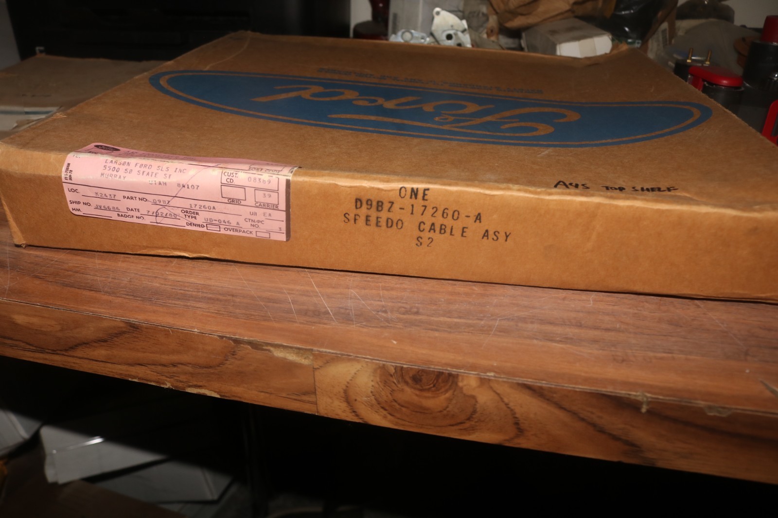 NOS Ford 1979 - 93 Mustang speedometer cable D9BZ-17260-A 76 inches NOS Ford 1979 - 93 Mustang speedometer cable D9BZ-17260-A 76 inches