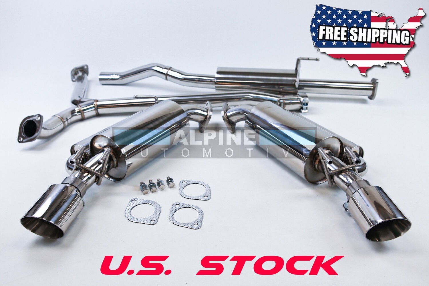 NEW 2018-2024 TOYOTA CAMRY XSE V6 DUAL EXHAUST SPORT CATBACK MUFFLER SYSTEM JDM