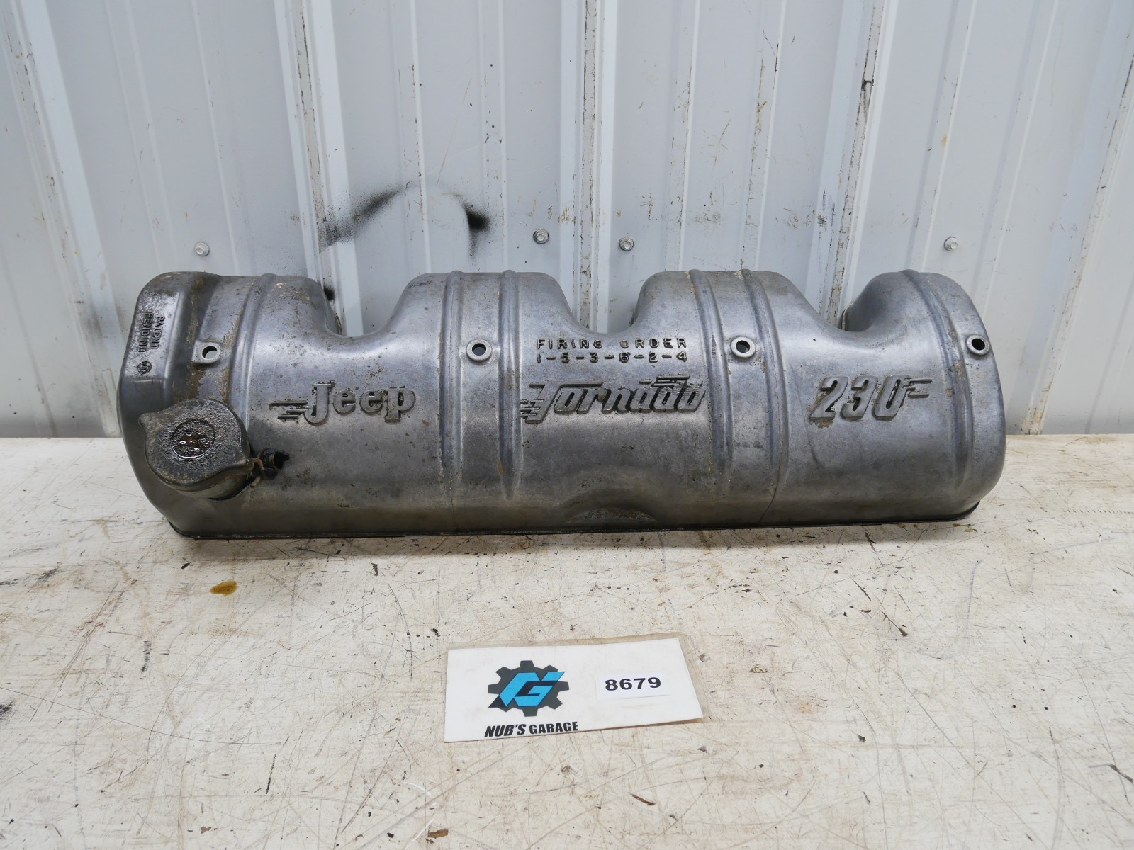 Willys Truck Jeep Kaiser Tornado 230 Valve Cover Willys Truck Jeep Kaiser Tornado 230 Valve Cover