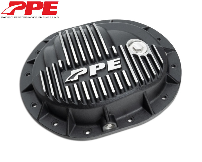PPE Brushed Aluminum Rear Differential Cover For 14-24 GMC/Chevy 1500 9.5\