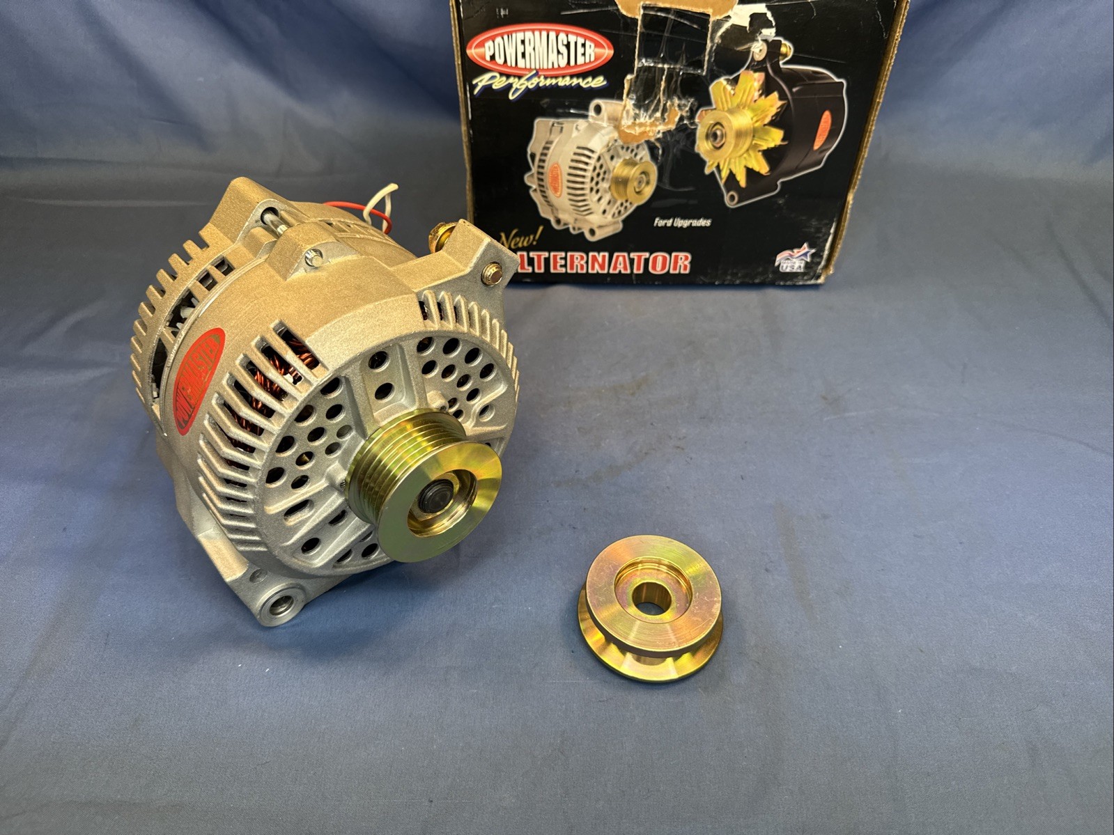 Powermaster Street Alternator Natural 477591 Ford 200A 6 Groove & 1V Pulley Powermaster Street Alternator Natural 477591 Ford 200A 6 Groove & 1V Pulley
