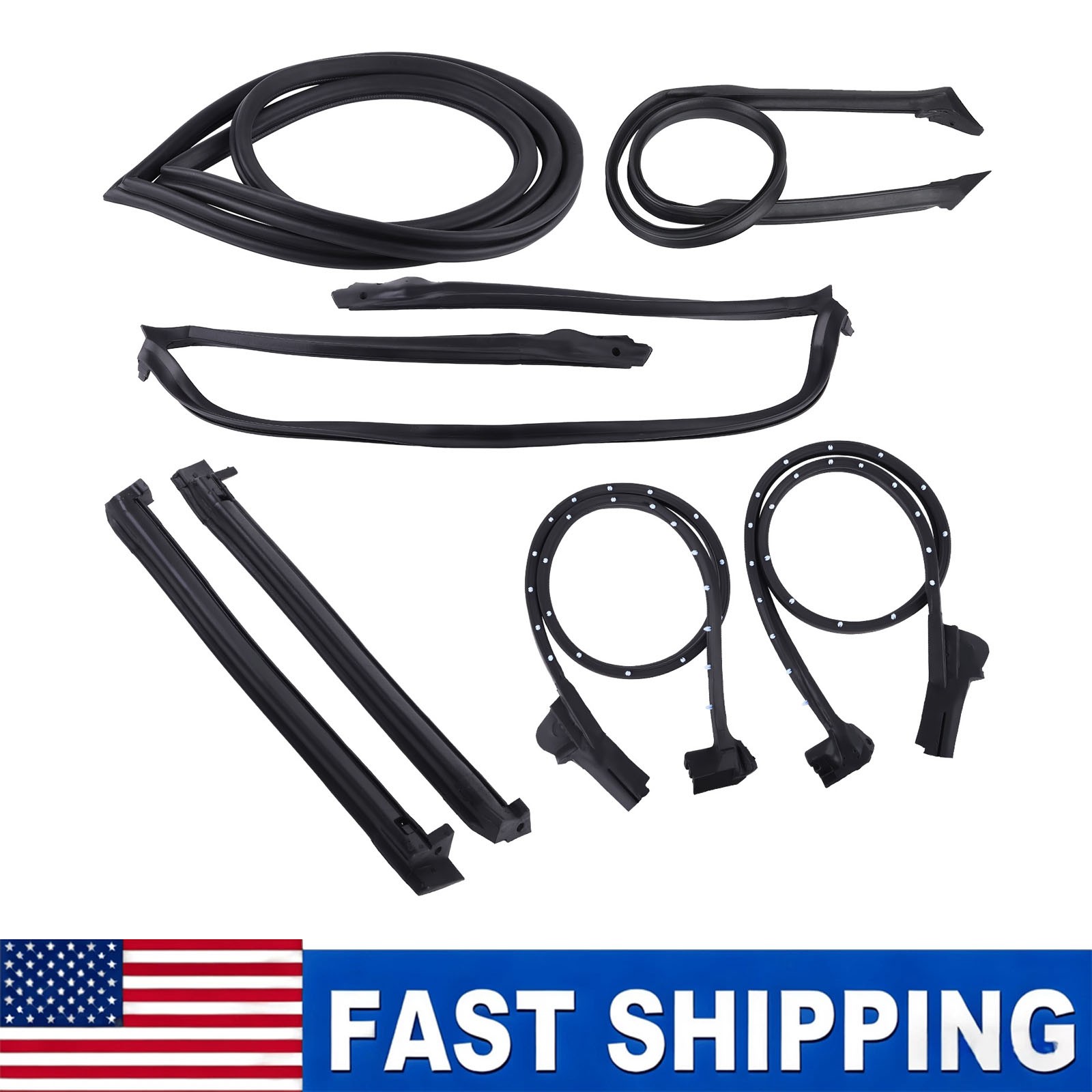 7pcs Weather Strip Seal Kit for Chevrolet Corvette C4 1990-1996 9096GGW 8489GGW 7pcs Weather Strip Seal Kit for Chevrolet Corvette C4 1990-1996 9096GGW 8489GGW