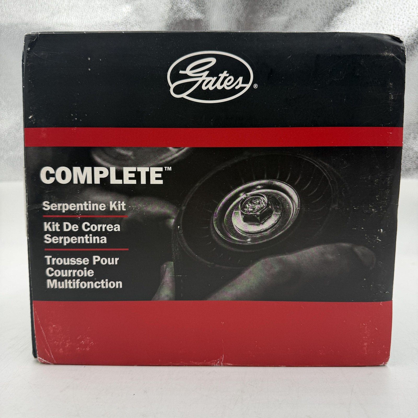 Gates 90K-38319A Complete Serpentine Belt Drive Component Kit for Mercedes)