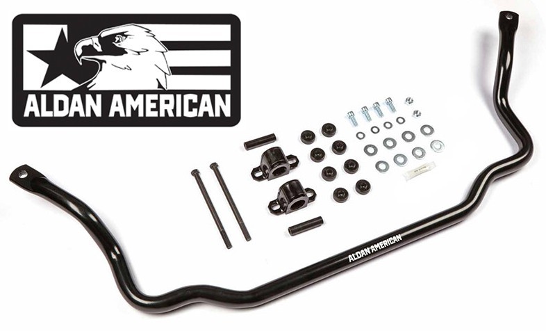 1978-88 Buick Regal, G-Body Front Sway Bar - Black - Aldan American (7000536)