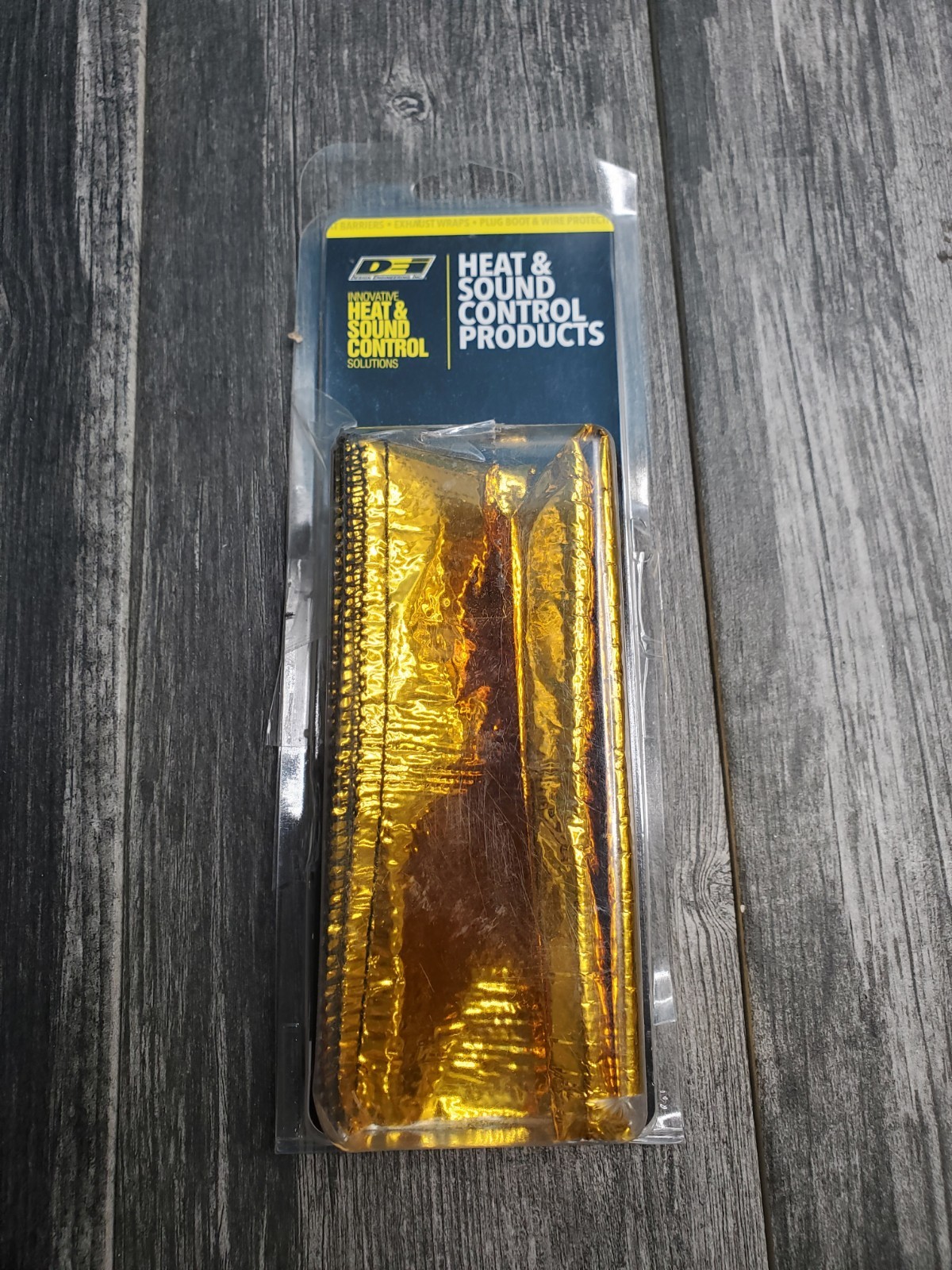 DEI Thermal Hose Sleeve 10917; Heat Sheath Gold 36 x 1 in., Slip-On, 800 deg DEI Thermal Hose Sleeve 10917; Heat Sheath Gold 36 x 1 in., Slip-On, 800 deg