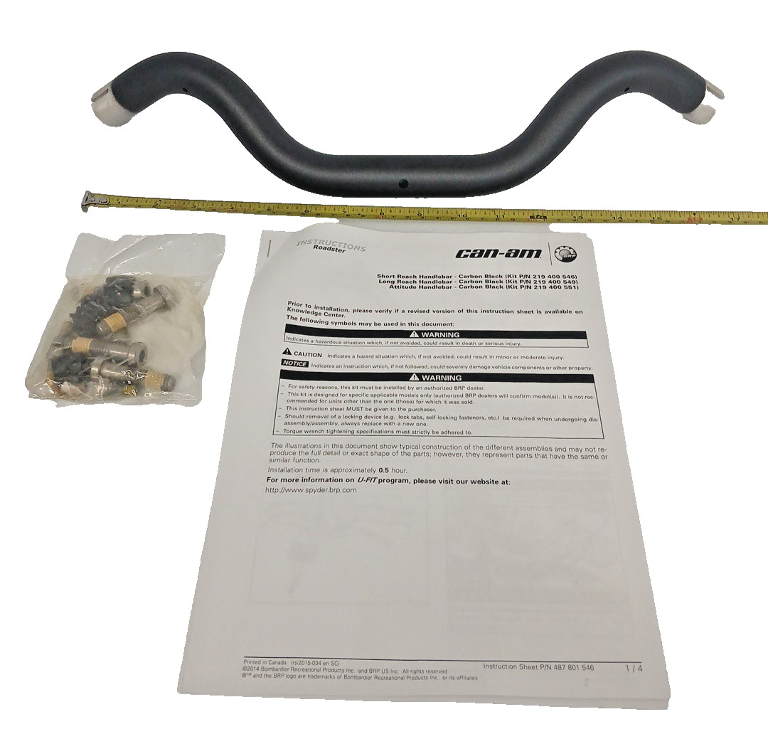 Can-Am Spyder F3 219400551, 219400911 Handlebar Kit Position D \