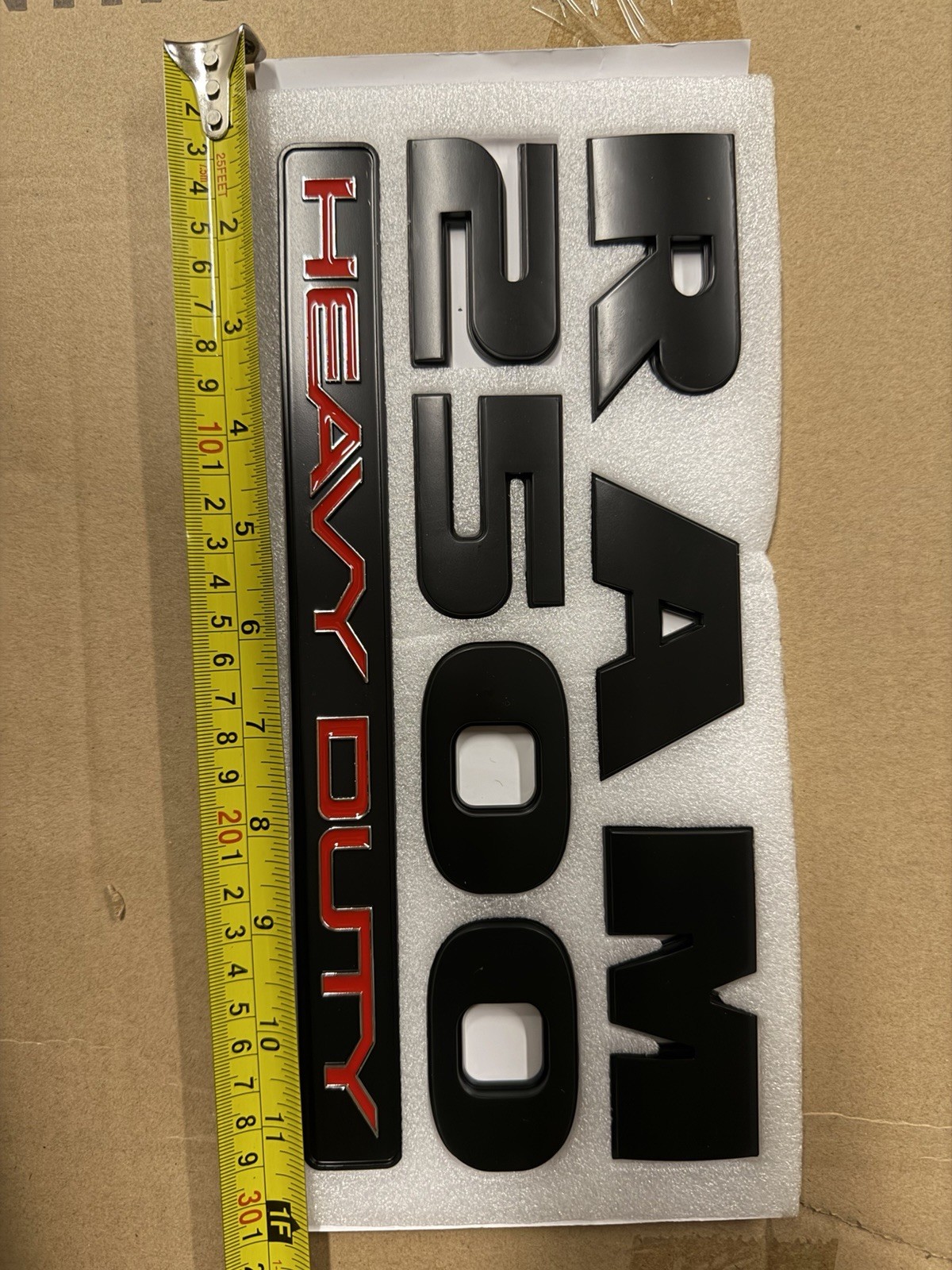 2PCS Aftermarket Fits 2015-2018 Ram 2500 Heavy Duty Fender Emblem Badge Set