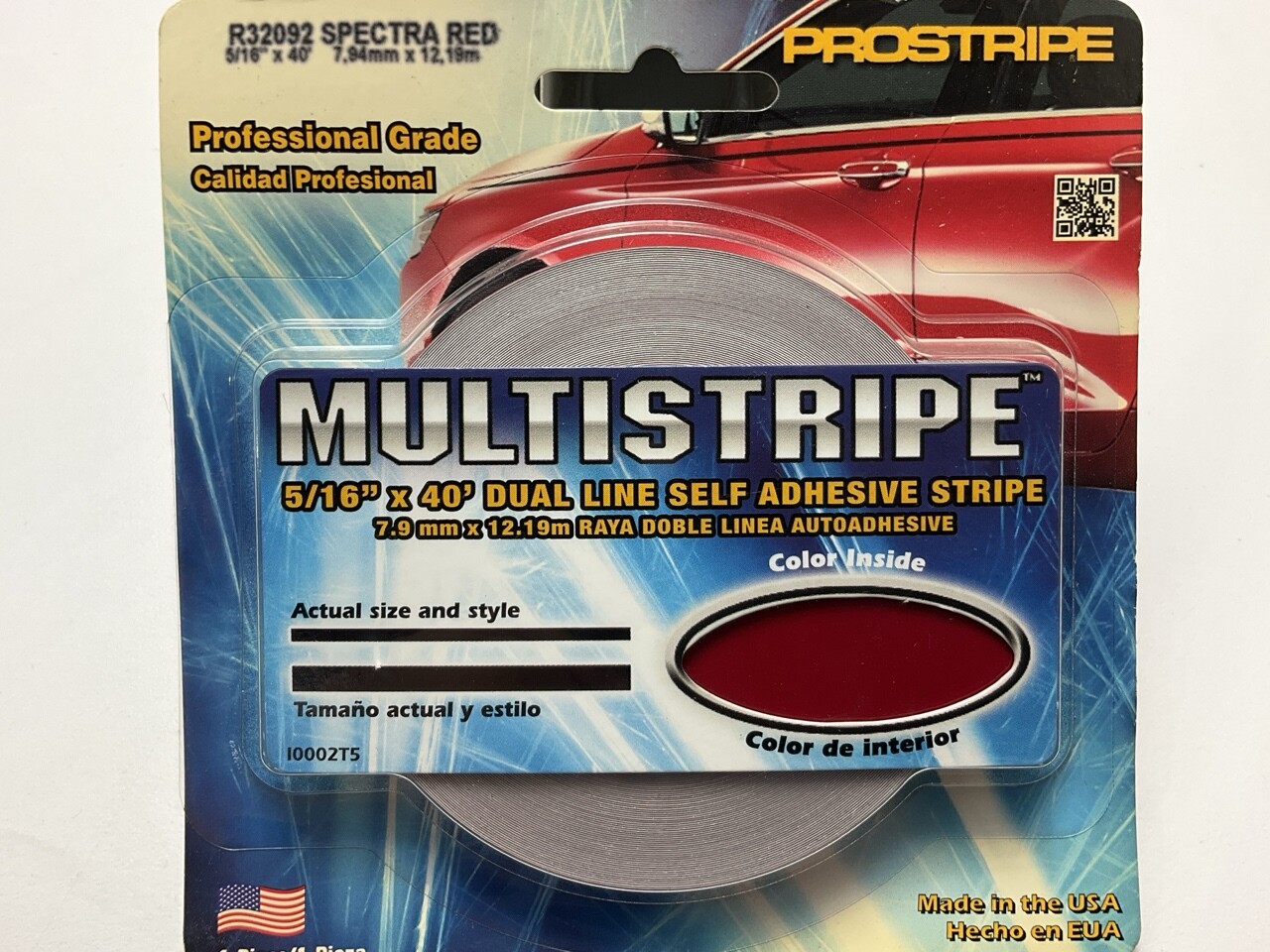 Prostripe R32092 Pinstripe Striping Tape - Red 5/16\ Prostripe R32092 Pinstripe Striping Tape - Red 5/16\