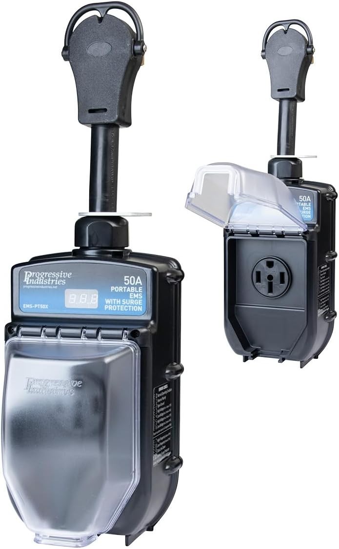 Progressive Industries EMS-PT50X 50 Amp Portable RV Electrical Management System