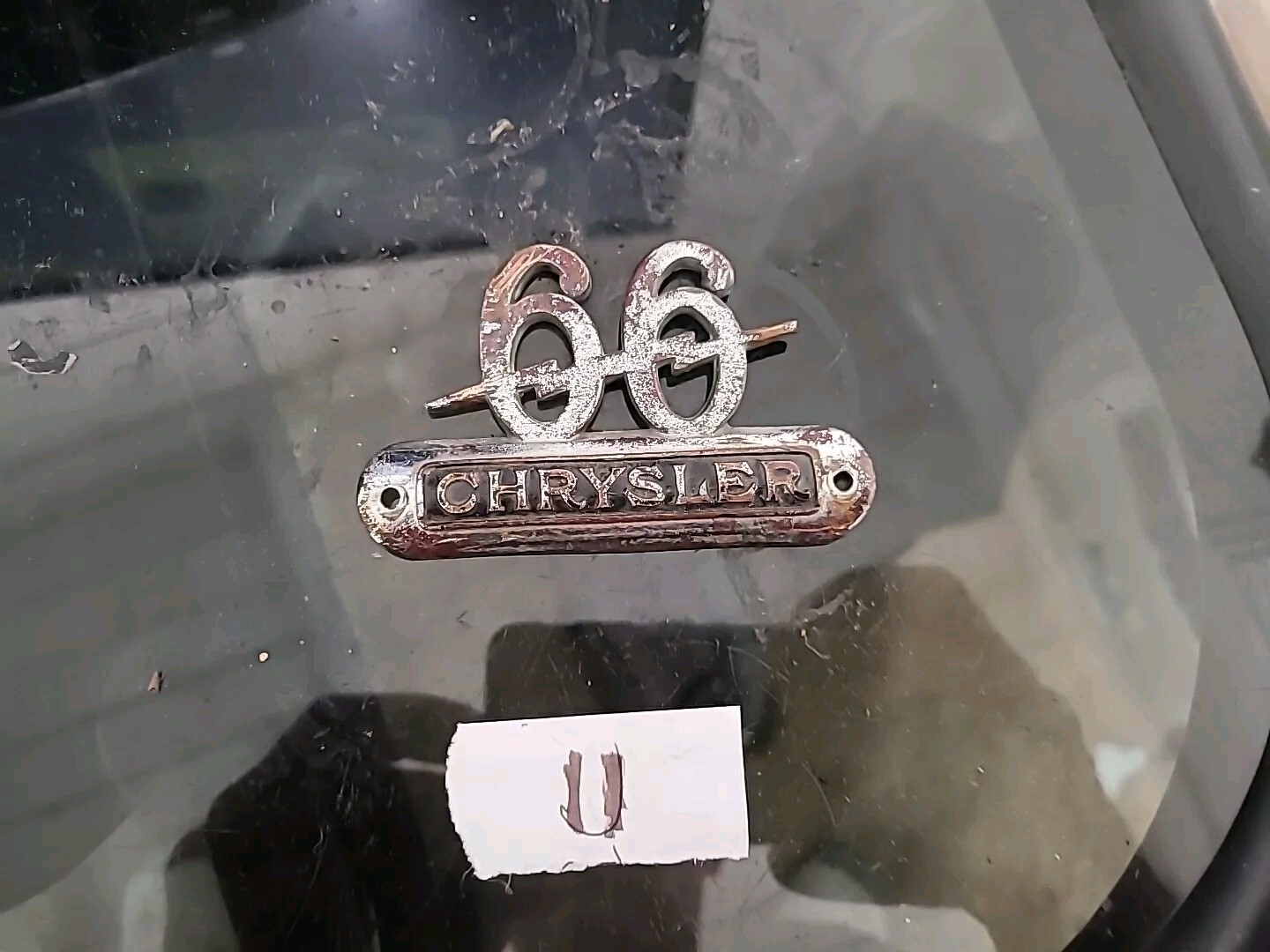 VINTAGE 1929 30 CHRYSLER SERIES 66 EMBLEM OEM