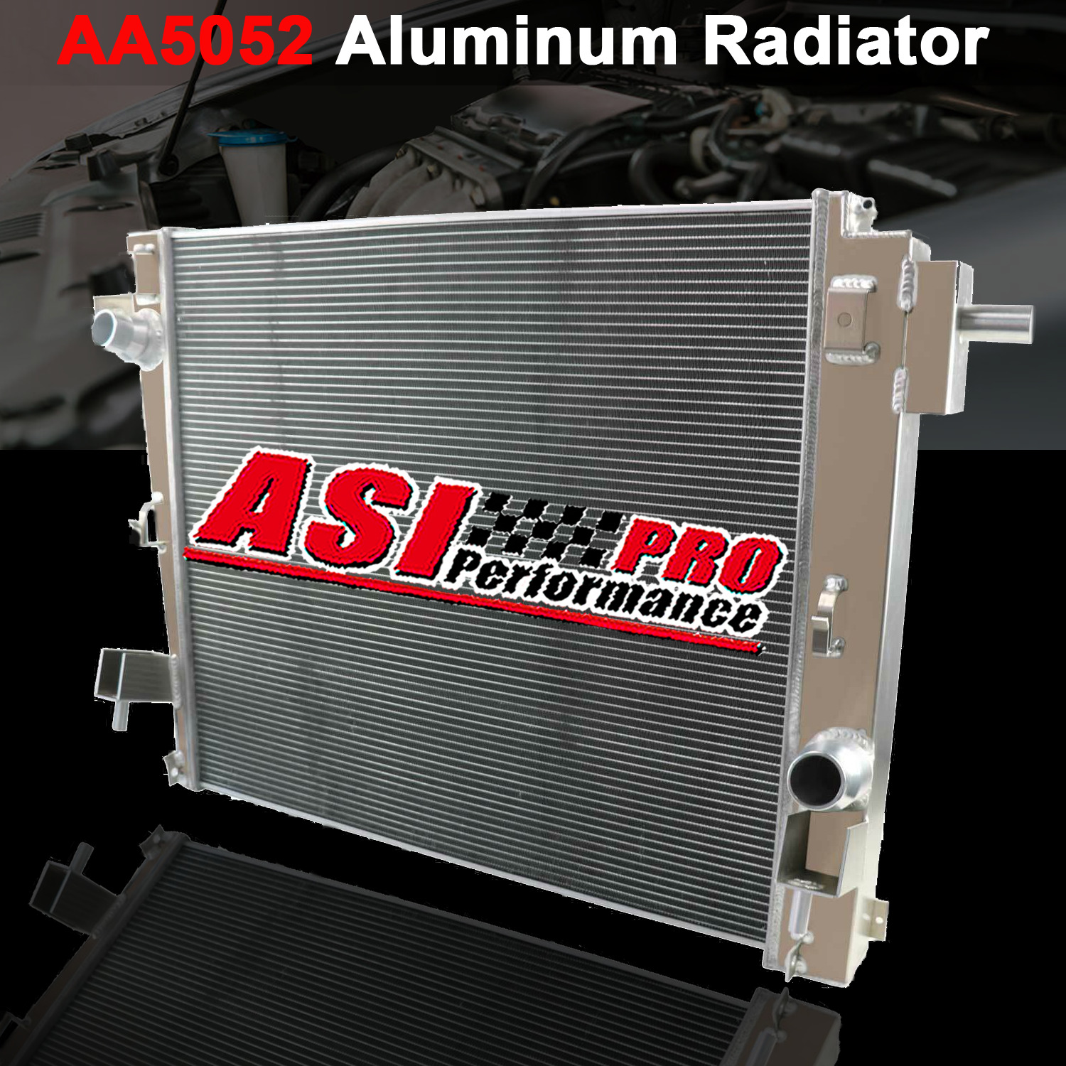 2Rows Aluminum Radiator fit 2008-2016 14 F-250 F-350 F-450 F-550 5.4L 6.2L 6.8L