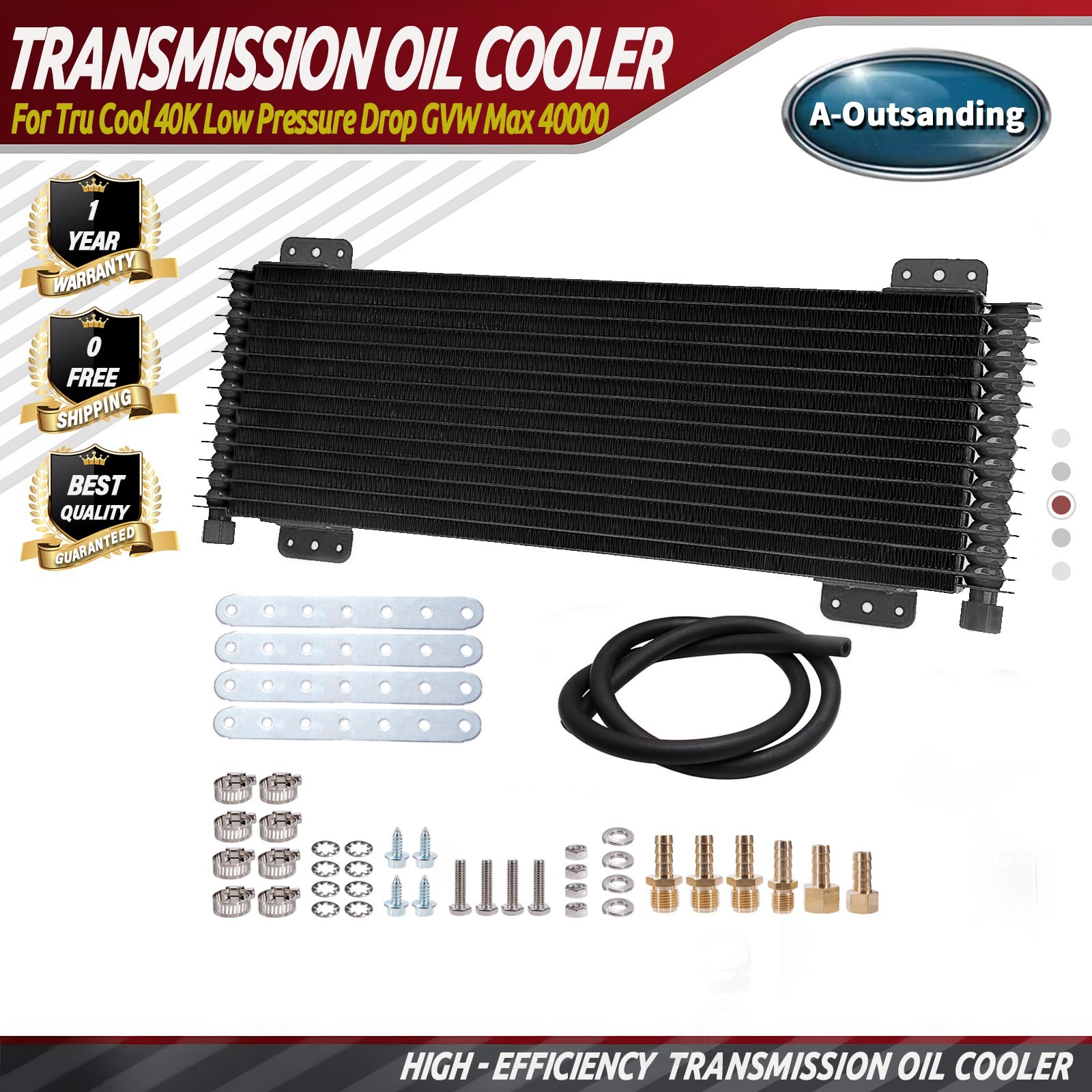 LPD47391 For Tru Cool 40K Low Pressure Drop Transmission Oil Cooler 40K GVW LPD47391 For Tru Cool 40K Low Pressure Drop Transmission Oil Cooler 40K GVW