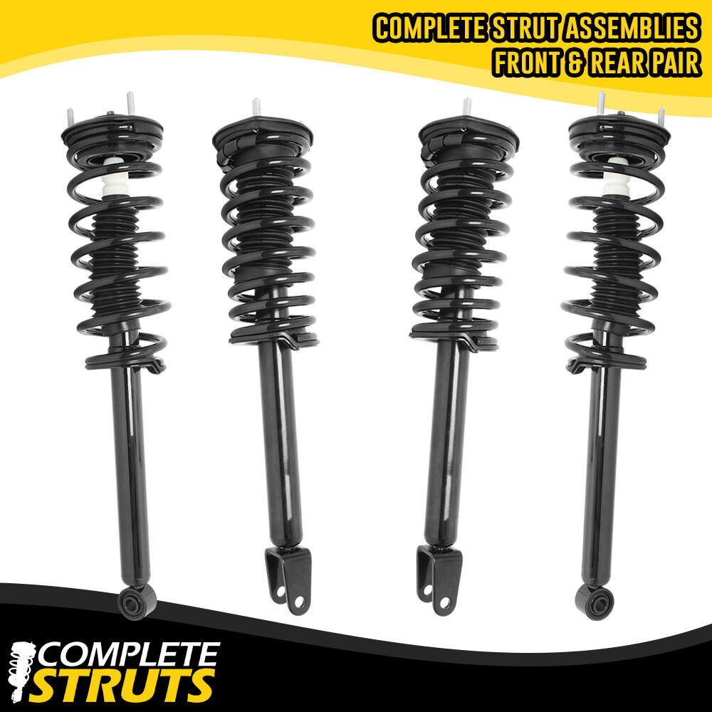 Front & Rear Quick Complete Struts & Coil Springs for 07-17 Lexus LS460 RWD
