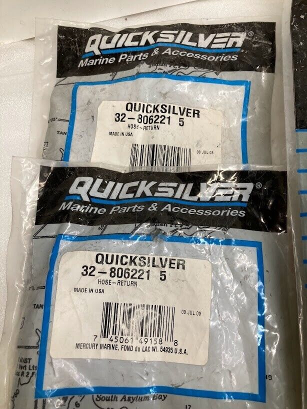 Mercury Quicksilver Hose-Return (32-8062215) (Made in USA)