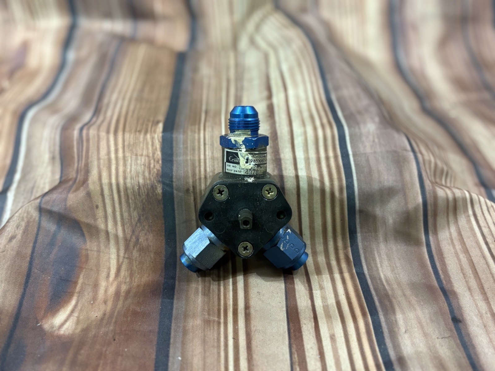 9851067-4 Cessna Fuel Selector Valve (No Shaft or Handle) (Core) 9851067-4 Cessna Fuel Selector Valve (No Shaft or Handle) (Core)