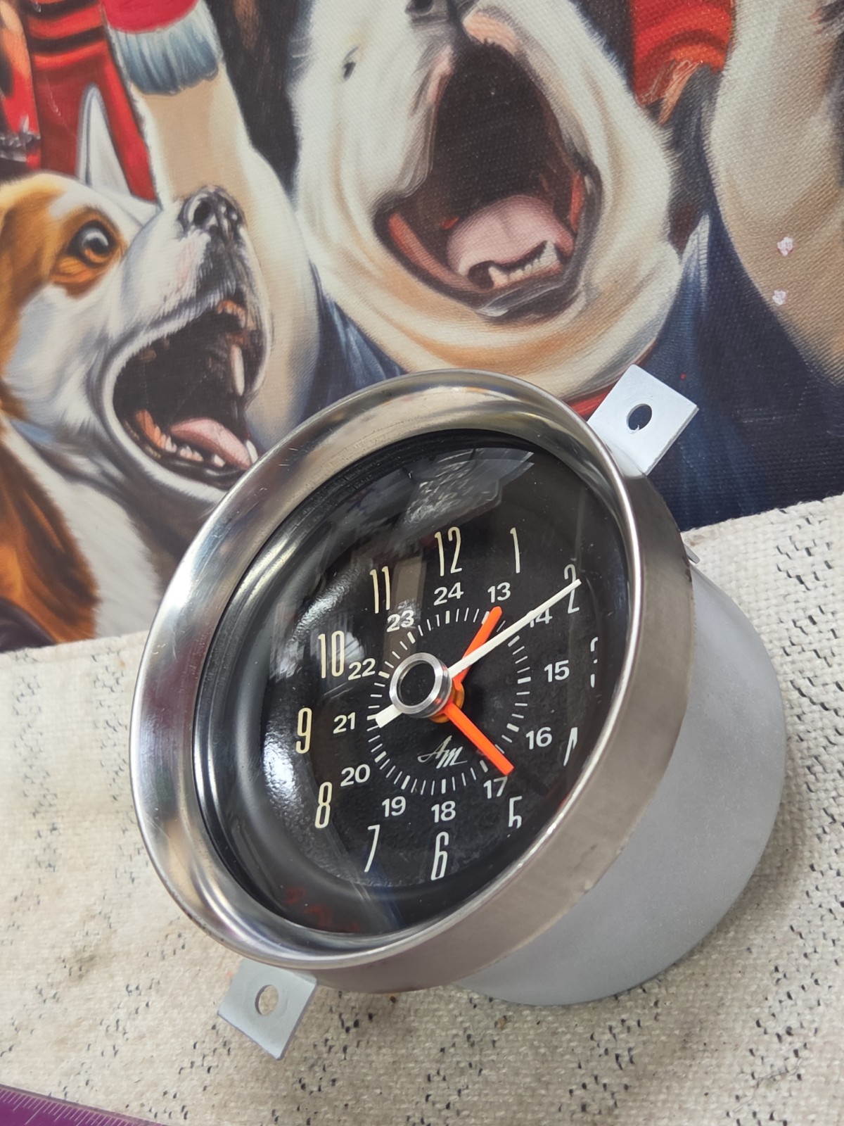 1968-1970 Amc Amx Javelin Dash Clock Beautiful Show Piece 1968-1970 Amc Amx Javelin Dash Clock Beautiful Show Piece