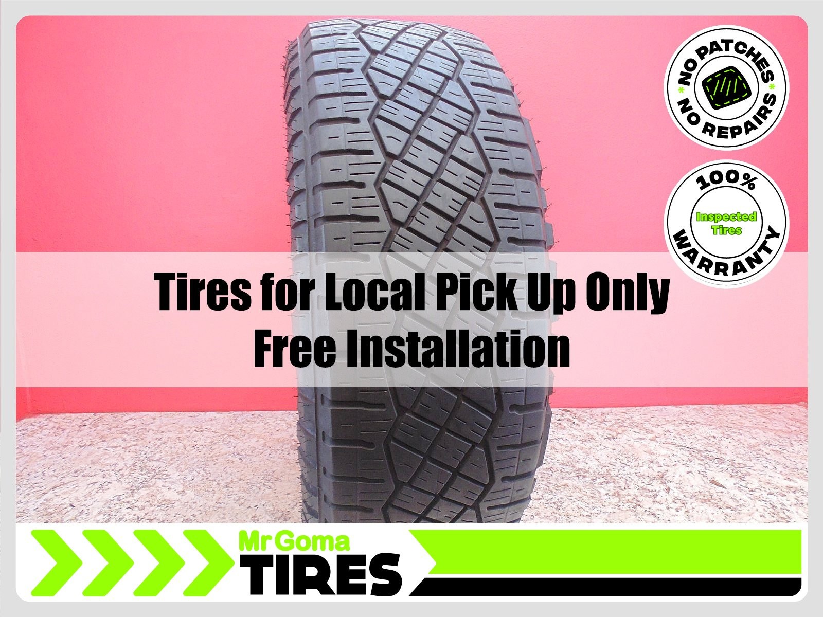 1 Goodyear Wrangler Territory RT LT285/65R20 Tire 7/32 Tread Cybertruck 2856520
