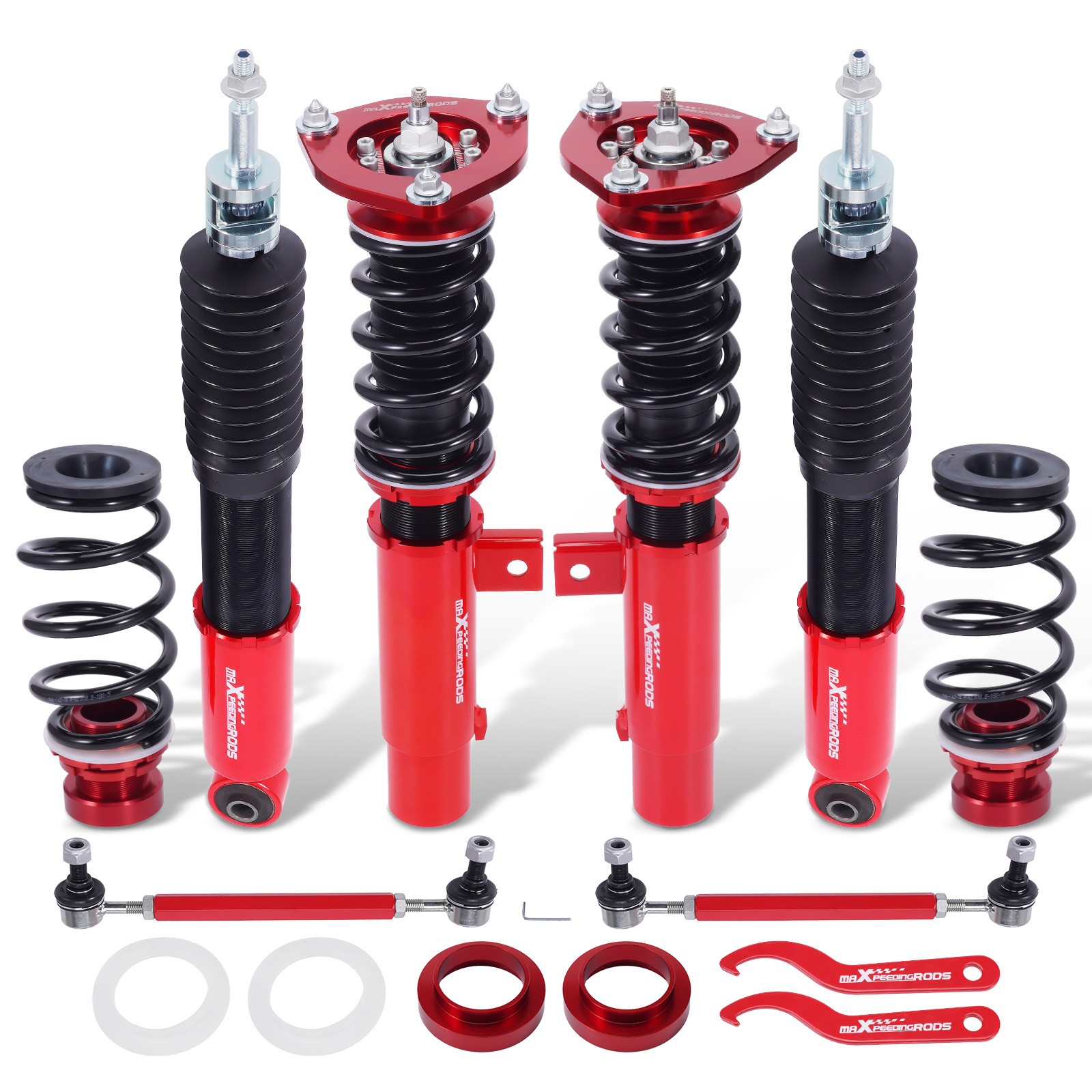 Coilovers Suspension Kit 24 Way Damping Adjustable For AUDI TT QUATTRO 07-14 8J