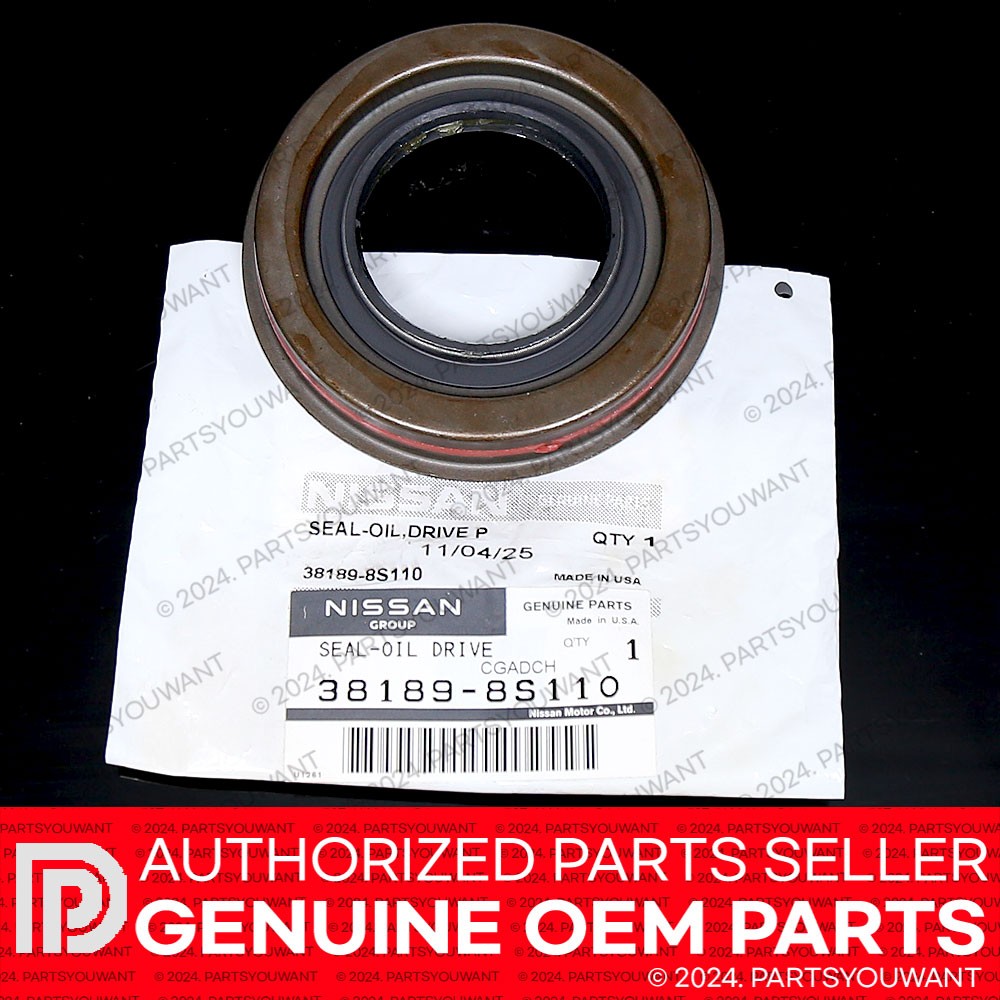GENUINE Nissan V8 5.6L VK56DE OEM Front Drive Pinion Oil Seal 38189-8S110 NEW