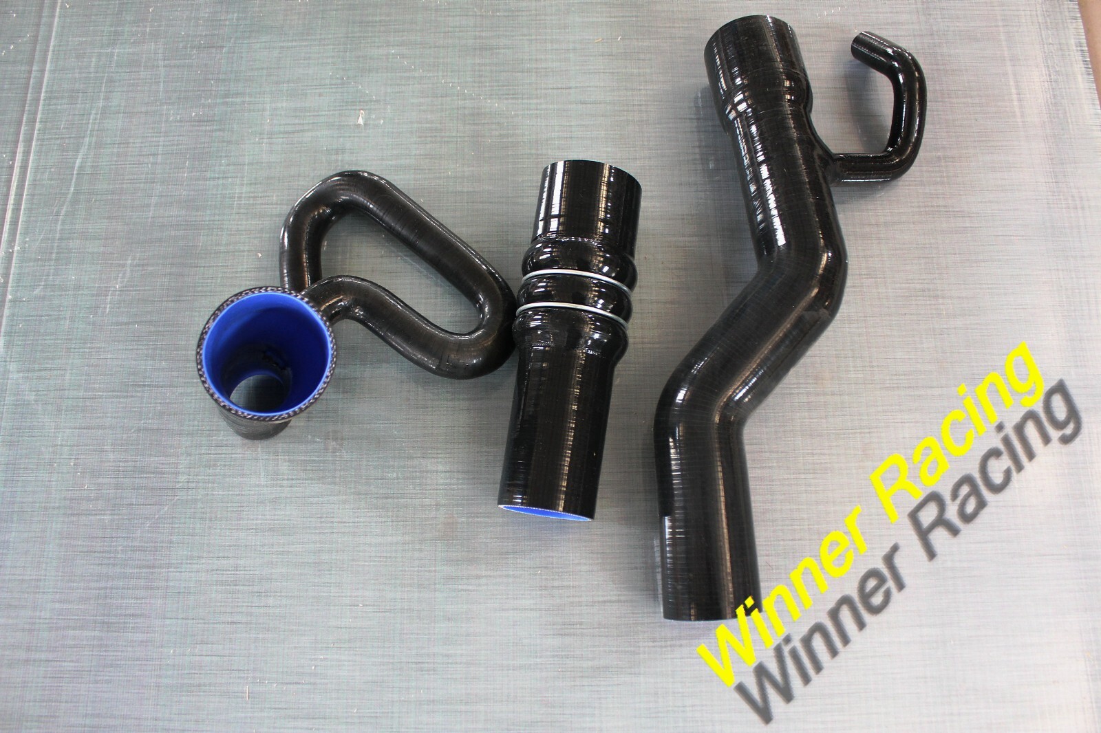 For Audi S4/S6 C4 2.2L AAN R5 20VT Non-UK 1991-1997 Silicone Turbo Hose BLACK