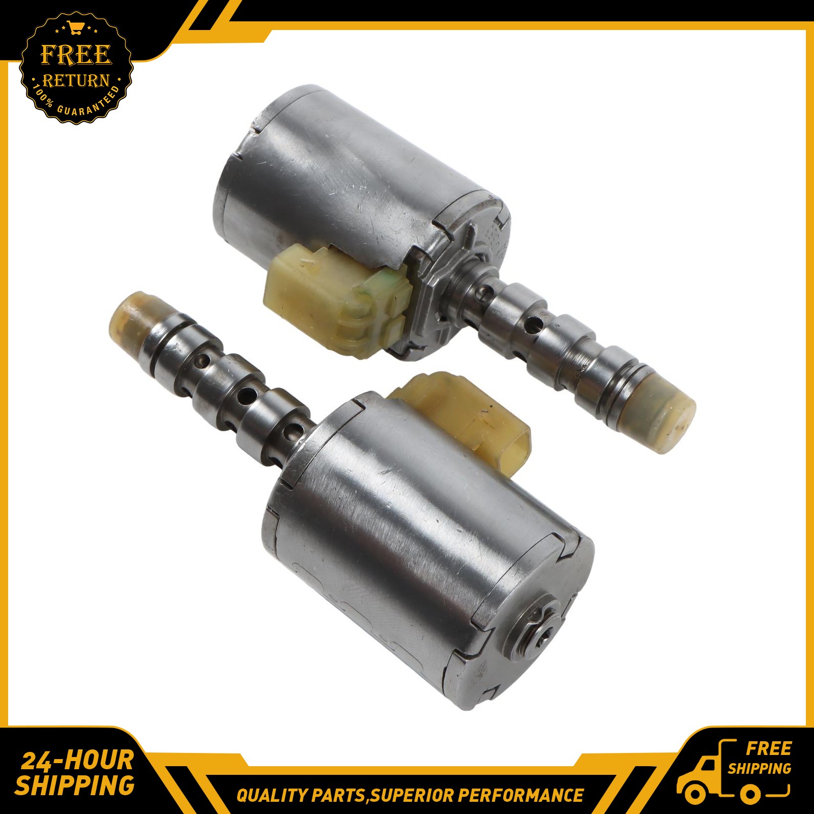2PCS 5R110W Transmission Master Solenoids For Ford F250 Super Duty 3C3Z-7J136AB