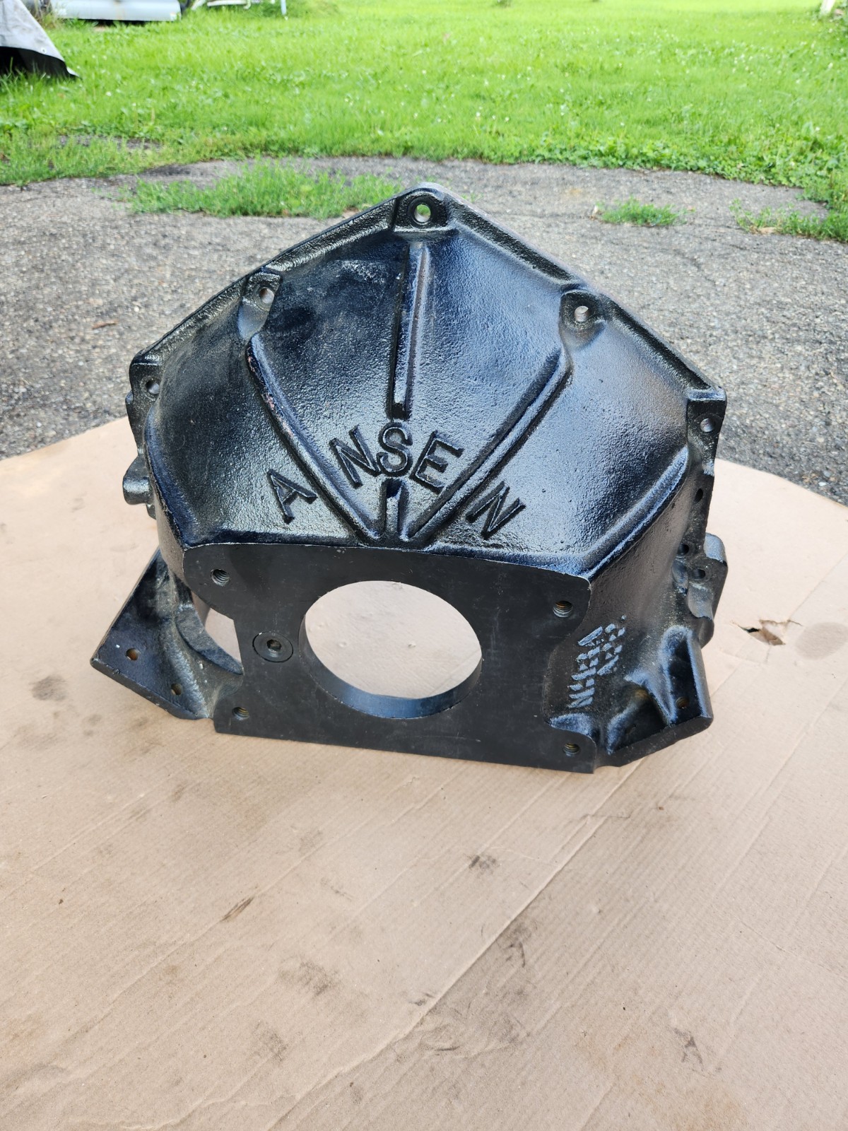 55-57 Ansen Chevy Scattershield Cast Steel Blowproof Bell Housing NHRA SBC BBC