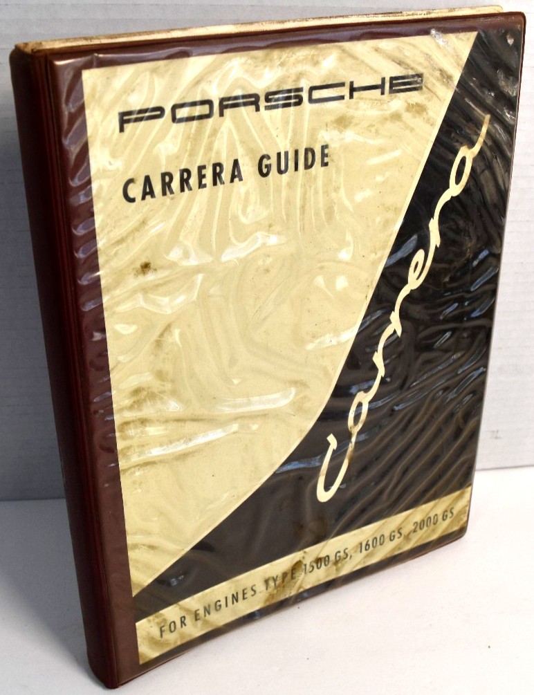 PORSCHE 356 CARRERA Guide 1500GS 1600GS  2000GS ENGINE Original 1963 Edition
