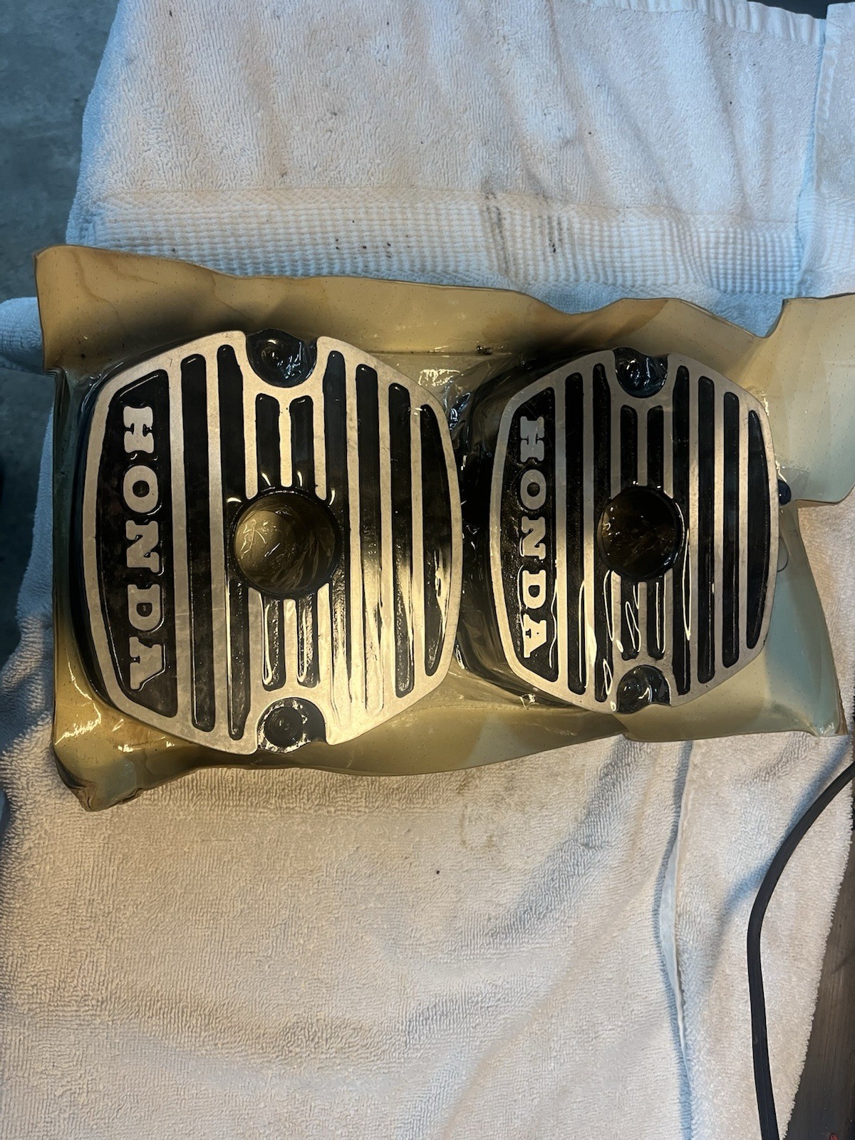 Honda CX500 GL650 CX650 Aftermarket Valve Covers Brand New Old Stock
