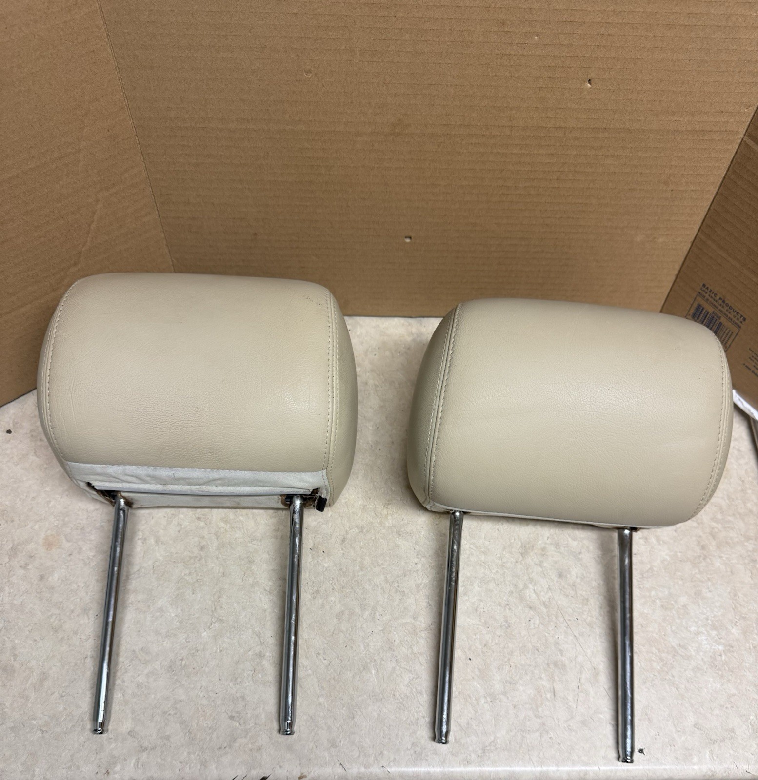 04-07 JAGUAR XJ8 Front Pair 2x Seat LH RH Right Left Headrest Unit Factory OEM