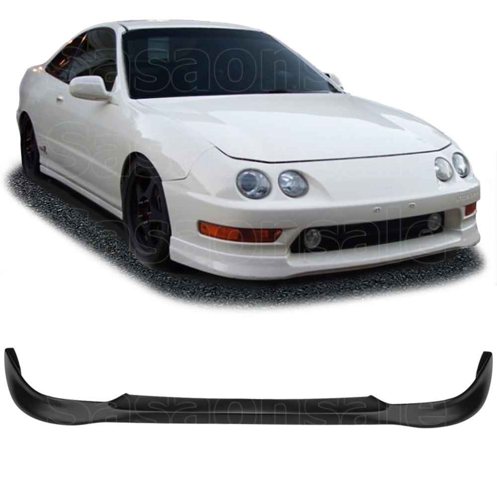 Front Bumper Lip Spoiler For 98-00 Acura Integra DC2, PU Black TR Style Front Bumper Lip Spoiler For 98-00 Acura Integra DC2, PU Black TR Style