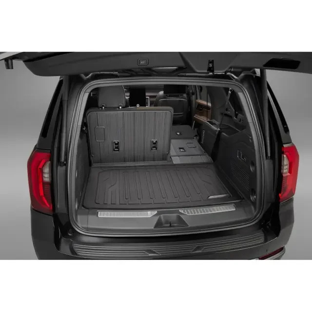 2025-2026 GMC Yukon XL Integrated Cargo Liner Mat Black GM OEM 85783766 New 2025-2026 GMC Yukon XL Integrated Cargo Liner Mat Black GM OEM 85783766 New