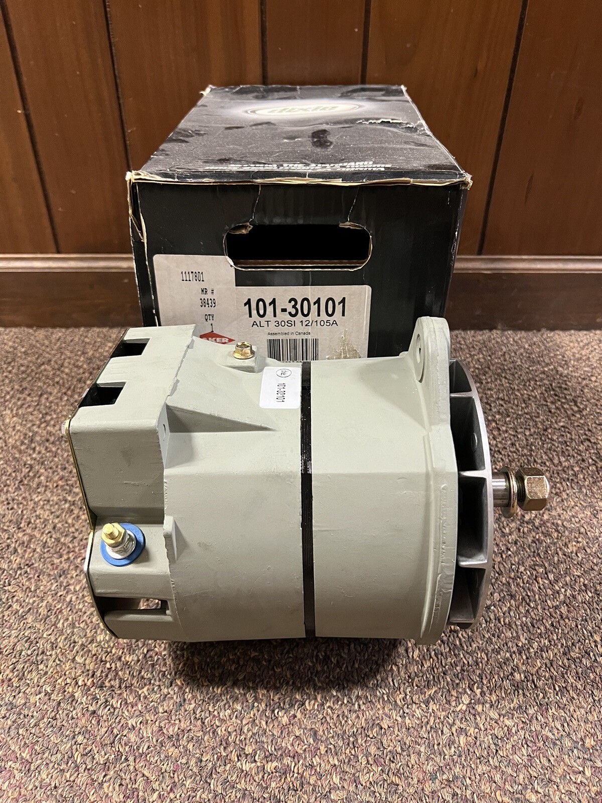 New Dixie 101-30101 Baker 1117801 Muncie Heavy Duty 105A Alternator 12V New Dixie 101-30101 Baker 1117801 Muncie Heavy Duty 105A Alternator 12V