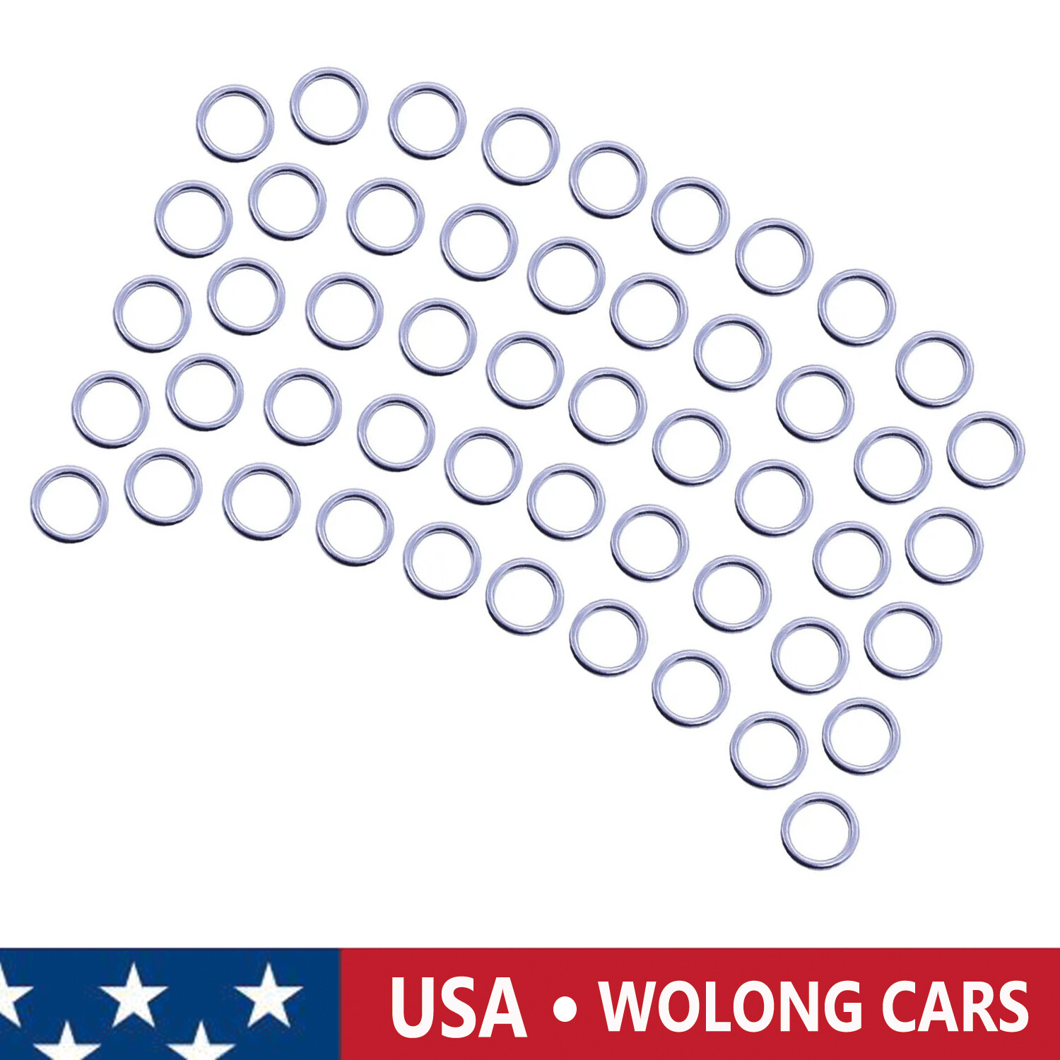 50x M14 Crush Washer Oil Drain Plug Gasket for Volkswagen Audi N0138157